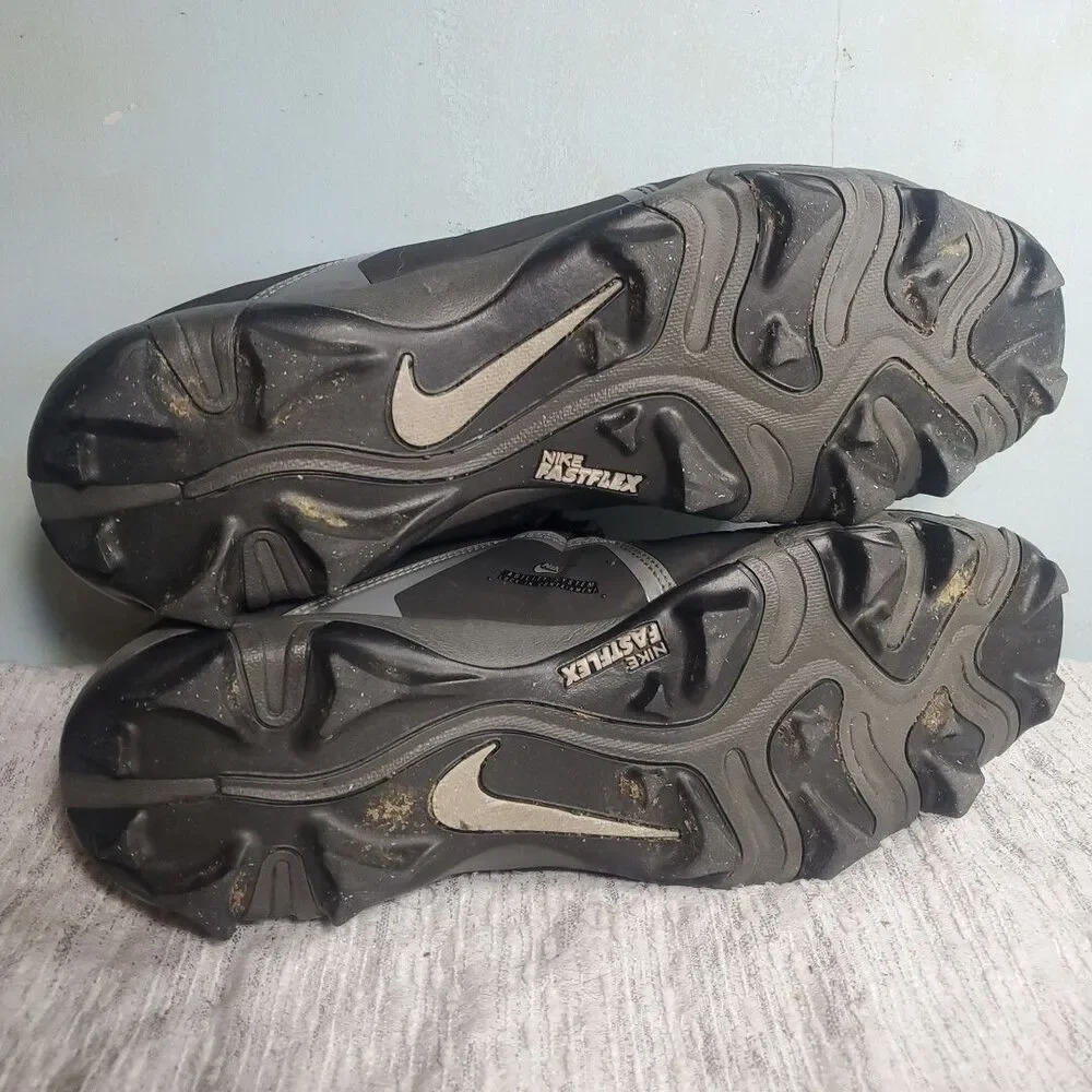 Nike Fast Flex‎ Alpha Mens Football Cleats Sz 11 Black White CV0582-010